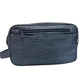 Necessaire Masculina Executiva Impermeável Premium Com Bolso