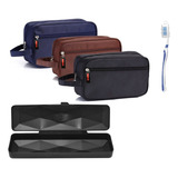 Necessaire Masculina Executiva Impermeável Premium Escova