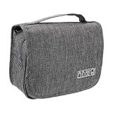 Necessaire Organizadora Bolsa De Viagem Para Objetos De Higiene Pessoal Com Divisória Cabide GANCHO