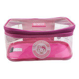 Necessaire Retangular Transparente Hello