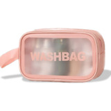 Necessaire Transparente Viagem Organizador Impermeável Luxo
