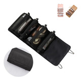 Necessaire Viagem Divisórias Organizador Malas Maquiagem Cor Preto