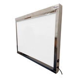 Negatoscópio 2 Corpos Inox De Mesa E Parede Raio x