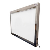 Negatoscópio 2 Corpos Led Bivolt   Aço Inox