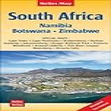 Nelles Maps South Africa - Namibia - Botswana - Zimbabwe 1 : 2 500 000: Special Maps: Cape Town - Cape Peninsula - Drakensberg - Durban - Etosha N.p. ... - Sossusvlei - Waterberg - Victoria Falls