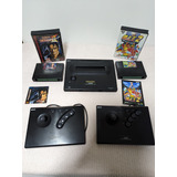 Neo Geo Aes 2 Controles 2 Jogos