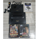 Neo Geo Aes Console Snk Completo 2 Jogos Serial Batendo