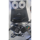 Neo Geo Cd Funcionando Controle Fonte Cabo Jogos Top Loader