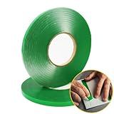 NEOBRASIL Fita 8010 Dupla Face Massa Acrílica Fita Adesiva Transparente Ultra Resistente Alta Durabilidade Fácil Adesão Fixação Extrema Adaptável A Superfícies 1mm Espessura 9mm X 20m