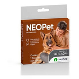 Neopet Anti Pulgas E Carrapatos 2 68ml Cães 20 A 40kg