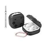 NERDCASE Case Capa Capinha Controle Video Game Silicone Compatível Galaxy Buds 2 Pro FE Live Com Limpador De Fones