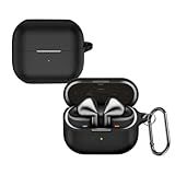 NERDCASE Case Capa Capinha Preta Silicone Compatível Com Galaxy Buds 3 Pro 3