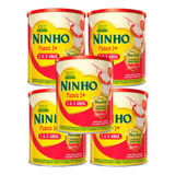 Nestlé Ninho Fórmula Infantil Em Pó Sem Glúten Fases 1 12 Meses A 3 Anos 5 Latas De 800g