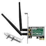 NETELY Wireless N Dual Band N600 2 Stream PCI Express PCI E Adaptador Wi Fi Para PCs Ou Estações De Trabalho Placa Wi Fi PCIE Adaptador Wi Fi PCIE Adaptador De Rede Sem Fio Qualcomm Atheros NET N600 