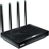 NETGEAR Roteador WiFi Nighthawk X8 AC5000 Tri Band Gigabih Ethernet MU MIMO Compatível Com Amazon Echo Alexa R8300 