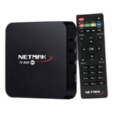 Netmak Nm tv Box 1 Padrão 4k 8gb Preto Com 1gb De Memória Ram