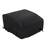 NettyPro Capa Para Chapa De Mesa De 22 E 17 Capa Para Grelha De Mesa Portátil Resistente À Prova D Água De 2 Queimadores A Propano Para Cuisinart Monument Pit Boss Royal Gourmet Preta