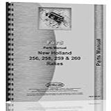 New Holland 256 Rake Parts Manual