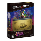 New Nintendo 3ds Xl Majora's Mask Hyrule Gold Limited Edition