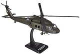 New Ray Sky Pilot UH 60 Black Hawk Diecast Helicopter Replica 1 60 Scale 25563A 