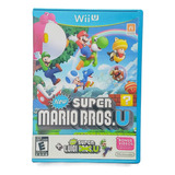 New Super Mario Bros + Luigi Bros - Midia Fisica Wii U 