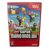 New Super Mario Bros Nintendo Wii Japones Jogo Original Game