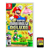 New Super Mario Bros U Deluxe Nintendo Switch Fisico americano 