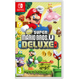 New Super Mario Bros U Deluxe Nintendo Switch Mídia Fisico