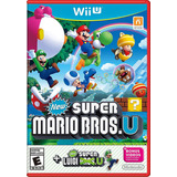 New Super Mario Bros U Nintendo Wii U - Mídia Física Usado