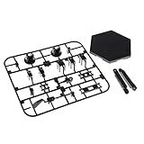 Newmind Suporte De Exibição Base De Ação Hobby Escala 1 144 Para HG RG Gundam DIY Conforme Descrito Preto