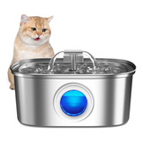 Newpet Fonte De Água De Aço Inoxidável Para Gatos E Cãe 3 2l