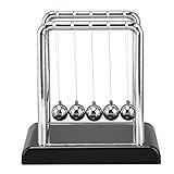 Newtons Cradle Balance Balls Física Ciência Balanço Brinquedo Balanço De Metal Balança Pêndulo Berço Newton Mesa Brinquedo Para Jogos De Escritório Black 