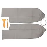 NewYall Par De Painéis De Porta Cinza Com Apoio De Braço Sintético PU Capas De Couro Para Honda CR V 2007 2012 Cinza Dianteiro Esquerdo E Lado Direito Do Passageiro Com Ferramentas