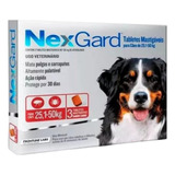 Nexgard Para Cães De 25 Á 50 Kg 3 Cp Antipulgas E Carrapatos