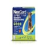 NexGard Spectra Antipulgas E Carrapatos E Vermífugo Para Cães De 7 6 A 15kg 1 Tablete
