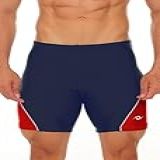 Nexis Bermuda P Natação Esportiva Solar Max Proteção UV Fpu 50 Vermelho