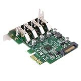 NFHK Perfil Baixo 4 Portas PCI E Para USB 3 0 HUB PCI Express Adaptador De Cartão De Expansão 5Gbps Para Placa Mãe