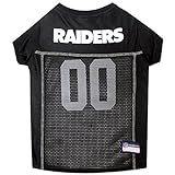 NFL Las Vegas Raiders Dog Jersey Tamanho Pequeno Melhor Fantasia De Camisa De Futebol Para Cães E Gatos Camisa De Jérsei Licenciada 
