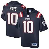NFL PRO LINE Camisa Masculina Drake Maye Navy New England Patriots Team Player