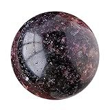 NIBHZ Bola De Lepidolite Natural Roxa