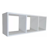 Nicho Colmeia 80x30x20 Na Cor Branca Fosco 100 mdf