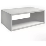 Nicho Criado Mudo Suspenso Mesa Mdf Branco 45x20x30