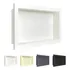  Nicho De Banheiro Porta Shampoo Embutir Parede 30x60 Domus Cor Branco