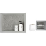 Nicho Em Porcelanato P Banheiro Porta Papel Higiênico