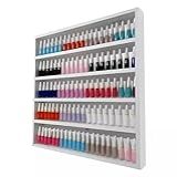 Nicho Organizador Expositor 200 Esmaltes 5 Prateleiras MDF BRANCO
