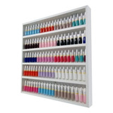Nicho Organizador Expositor 200 Esmaltes 5 Prateleiras Mdf Cor Branco