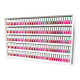Nicho Organizador Expositor 360 Esmaltes 5 Prateleiras Mdf Cor Branco