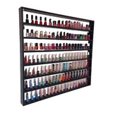 Nicho Organizador Expositor 460 Esmaltes 7 Prateleiras Mdf Cor Preto