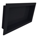 Nicho Para Banheiro E Cozinha Parede Embutir 30x60cm Cores Cor Preto