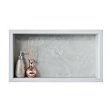 Nicho Porcelanato Banheiro Branco Carrara 30x60 Cinza Claro